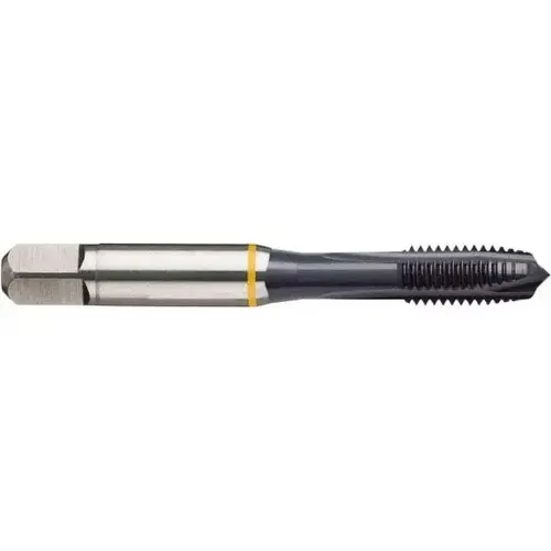 Guhring 9.04886E+12 Spiral Point Tap: 5/16-18 UNC, 3 Flutes, Plug Chamfer, 2B/3B Class of Fit, High-Speed Steel-E, Ignator Coated