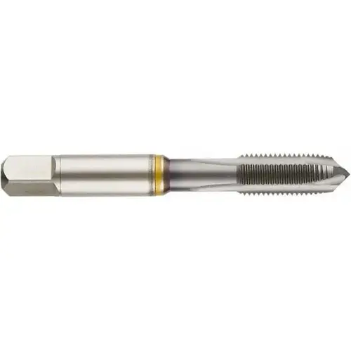 Guhring 9.04886E+12 Spiral Point Tap: #10-32 UNF, 3 Flutes, Plug, 2B/3B Class of Fit, Cobalt, Ignator Coated