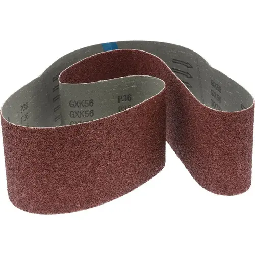 Tru-Maxx 7292 Abrasive Belt: 4" Wide, 54" Long, 36 Grit, Aluminum Oxide