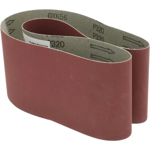 Tru-Maxx 7281 Abrasive Belt: 4" Wide, 36" Long, 320 Grit, Aluminum Oxide