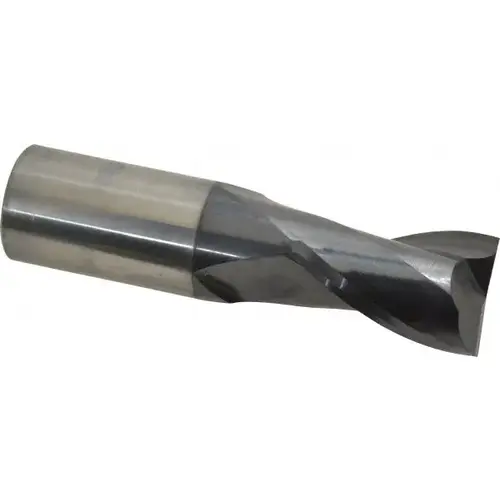 OSG 402-100011 Square End Mill: 1 inch Dia, 1-1/2 inch LOC, 1 inch Shank Dia, 4 inch OAL, 2 Flutes, Solid Carbide
