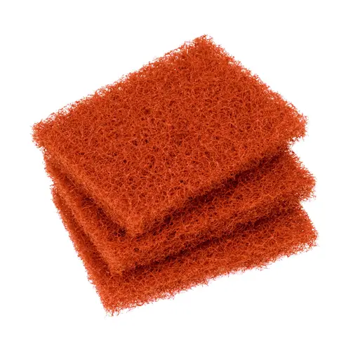 Scotch Brite Scotch-Brite Quick Clean, Heavy Duty Griddle Pad, 0.103 Pound Orange