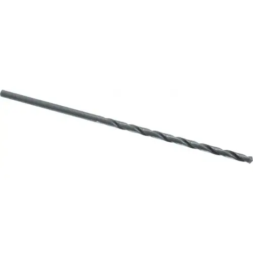 Taper Length Drill: 0.1660" Dia, 118 deg, HSS Black Oxide