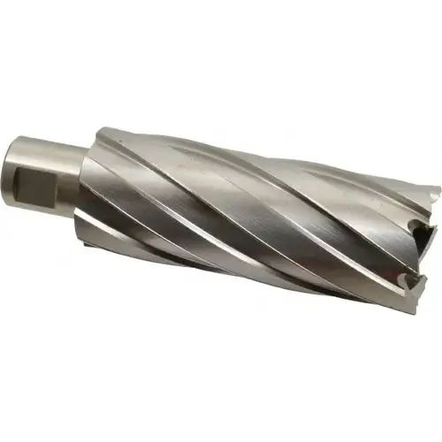 Hougen 3-12242 Annular Cutter: 1-5/16" Dia, 3" Depth of Cut, High Speed Steel Bright/Uncoated