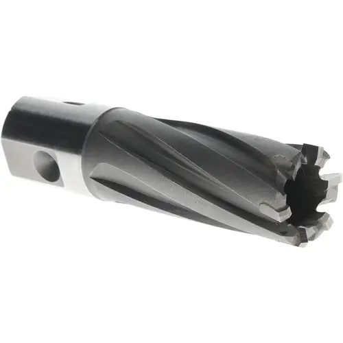 Nitto Kohki TK00304-0 Annular Cutter: 0.748" Dia, 1-3/8" Depth of Cut, Carbide Tipped Bright/Uncoated