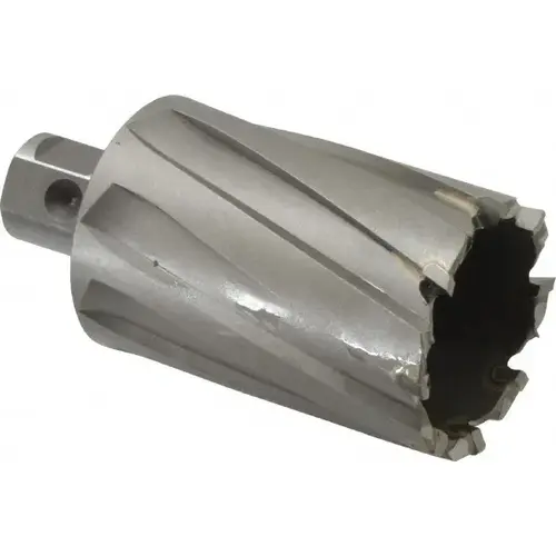 Nitto Kohki TK00577 Annular Cutter: 1-3/4" Dia, 2" Depth of Cut, Carbide Tipped Bright/Uncoated