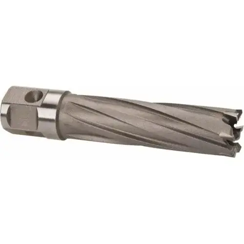 Nitto Kohki TK00525-0 Annular Cutter: 1-5/16" Dia, 1-3/8" Depth of Cut, Carbide Tipped Bright/Uncoated