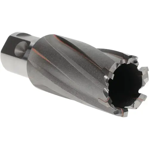 Nitto Kohki TK00522-0 Annular Cutter: 1" Dia, 1-3/8" Depth of Cut, Carbide Tipped Bright/Uncoated
