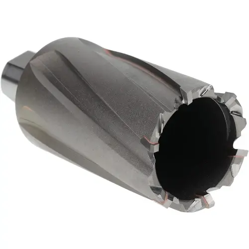 Nitto Kohki TK00573 Annular Cutter: 1-1/2" Dia, 2" Depth of Cut, Carbide Tipped Bright/Uncoated