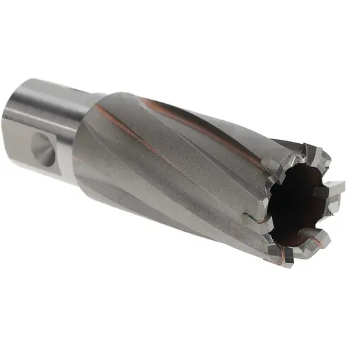 Nitto Kohki TK00520-0 Annular Cutter: 7/8" Dia, 1-3/8" Depth of Cut, Carbide Tipped Bright/Uncoated