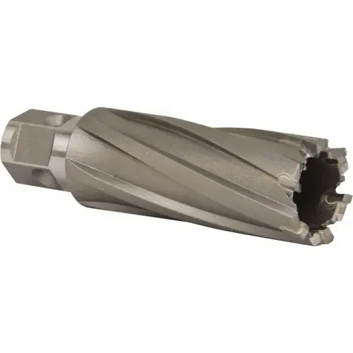 Nitto Kohki TK00564 Annular Cutter: 1" Dia, 2" Depth of Cut, Carbide Tipped Bright/Uncoated