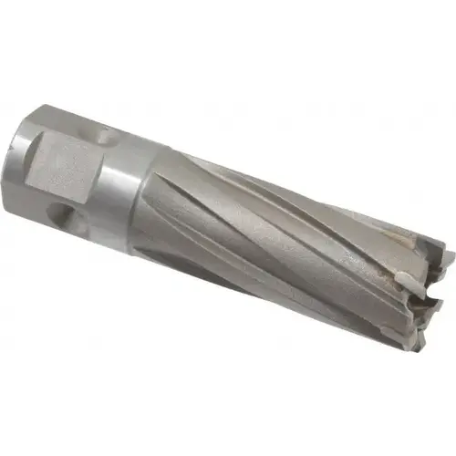 Nitto Kohki TK00518-0 Annular Cutter: 3/4" Dia, 1-3/8" Depth of Cut, Carbide Tipped Bright/Uncoated