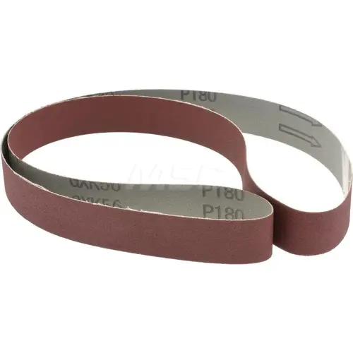 Tru-Maxx 7118-XCP10 Abrasive Belt: 1" Wide, 42" Long, 180 Grit, Aluminum Oxide - pack of 10