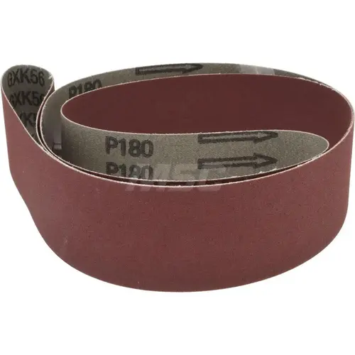 Tru-Maxx 7158 Abrasive Belt: 2" Wide, 60" Long, 180 Grit, Aluminum Oxide
