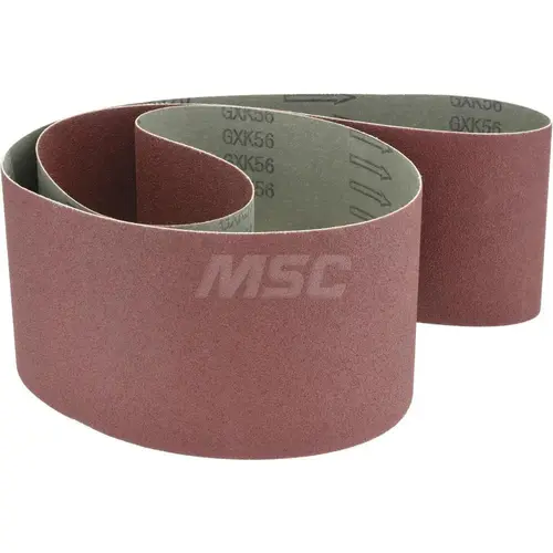 Tru-Maxx 7382 Abrasive Belt: 4" Wide, 60" Long, 120 Grit, Aluminum Oxide