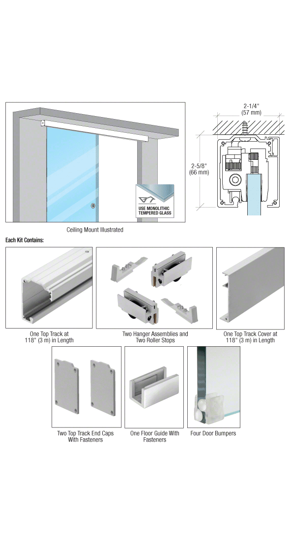 Crl Usalum Alum Crl2810bsa Vcp 1 Crl Usalum 280 Series Brushed