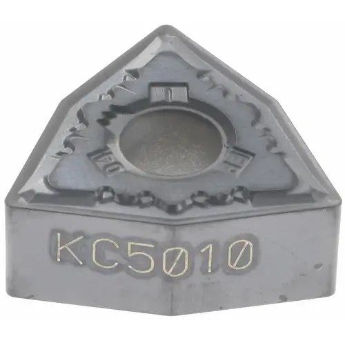 Kennametal 1819515-XCP5 Turning Insert: WNMG331FP KC5010, Solid Carbide - pack of 5