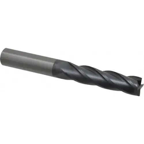 OSG 484-750011 Square End Mill: 3/4 inch Dia, 3 inch LOC, 3/4 inch Shank Dia, 6 inch OAL, 4 Flutes, Solid Carbide