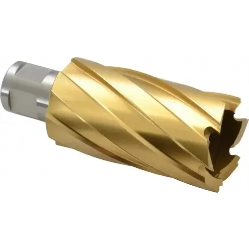 Hougen 12742 Annular Cutter: 1-5/16" Dia, 2" Depth of Cut, High Speed Steel TiN