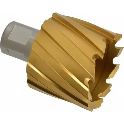 Hougen 12656 Annular Cutter: 1-3/4" Dia, 1" Depth of Cut, High Speed Steel TiN