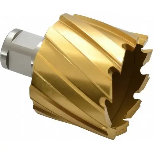 Hougen 12660 Annular Cutter: 1-7/8" Dia, 1" Depth of Cut, High Speed Steel TiN