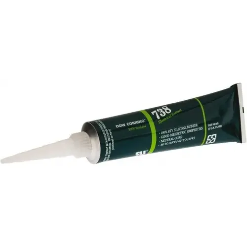 Dow Corning 1949101-XCP12 Sealant: 3 oz Tube, White, Silicone - pack of 12