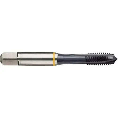 Guhring 9.04887E+12 Spiral Point Tap: M3x0.5, Metric Coarse, 3 Flutes, Plug, 6H, Cobalt, Ignator Finish