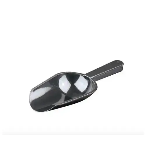 ESSENTIALS EMI-199SB Heavyweight classic design Ice Scoop Slotted - Black