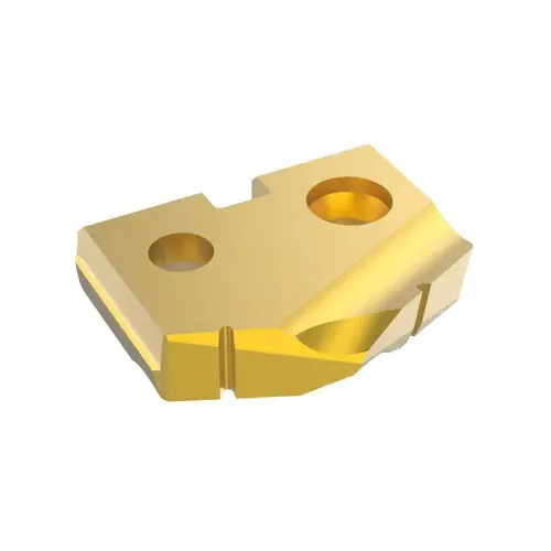Allied Machine and Engineering 1C21T-0027 Spade Drill Insert: 27/32" Dia, Seat Size 1, Solid Carbide, 132 degree Point TiN