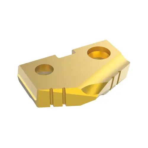 Allied Machine and Engineering 1C52T-0110 Spade Drill Insert: 1-5/16" Dia, Seat Size 2, Solid Carbide, 132 degree Point TiN