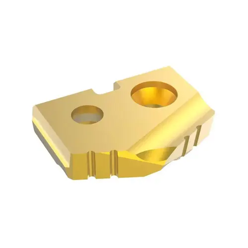 Allied Machine and Engineering 15ZT-.453 Spade Drill Insert: 29/64" Dia, Seat Size Z, Cobalt, 132 degree Point TiN