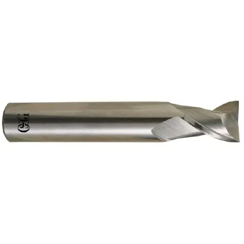 OSG 20215300 Square End Mill: 5/8 inch Dia, 3/4 inch LOC, 5/8 inch Shank Dia, 3-1/2 inch OAL, 2 Flutes, Solid Carbide
