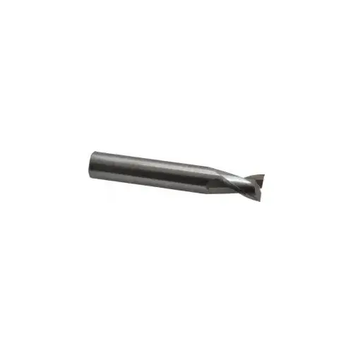 OSG 20214100 Square End Mill: 7/16 inch Dia, 9/16 inch LOC, 7/16 inch Shank Dia, 2-3/4 inch OAL, 2 Flutes, Solid Carbide