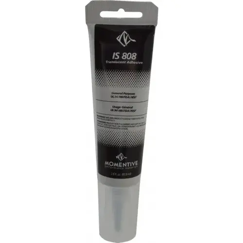 Momentive Performance Materials IS808 3TG 2.8 oz Tube Clear RTV Silicone Joint Sealant
