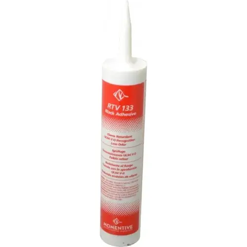 Momentive Performance Materials RTV133 12C Joint Sealant: 10.1 oz Cartridge, Black, RTV Silicone