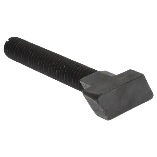 Gibraltar 843530-G Steel Rotary T-Slot Bolt: 1/2-13, 2-1/2" Thread Length, 5/8" Slot Width, Black Finish