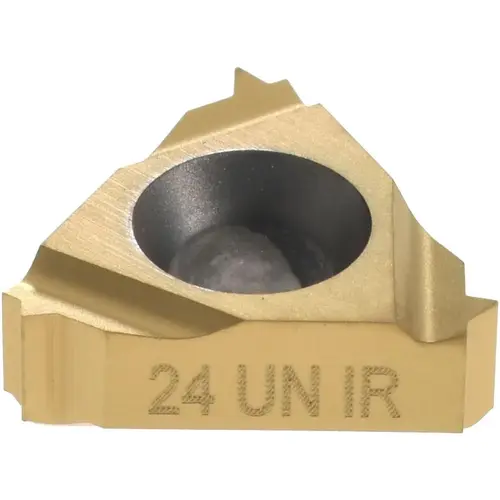 Carmex 11INRH24UNMXC/G-XCP10 Laydown Threading Insert: 11 INRH 24UN MXC/GOLD, Solid Carbide - pack of 10