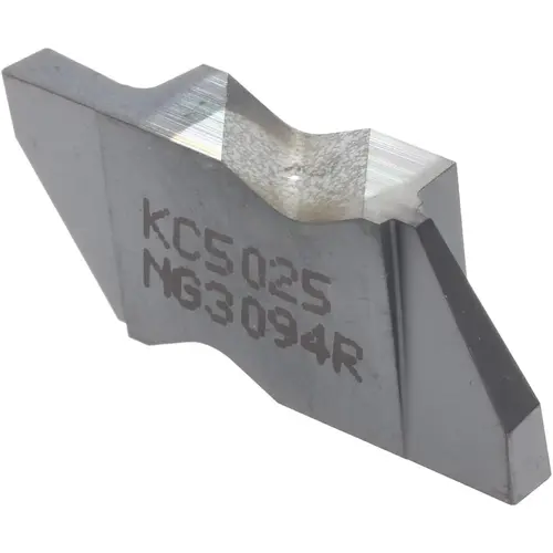 Kennametal 2599523 Grooving Insert: NG3094 KC5025, Solid Carbide TiAlN