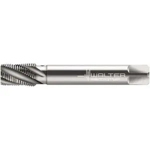 Walter-Prototyp 5101572 1/8-27 NPT, 40 degree Helix, 3 Flutes, Modified Bottoming Chamfer, Bright Finish, Cobalt, Spiral Flute Pipe Tap