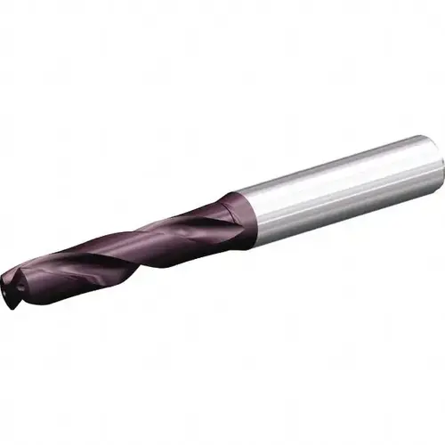 Kennametal 6358124 Screw Machine Length Drill Bit: 1/8" Dia, 140 deg Point, Solid Carbide