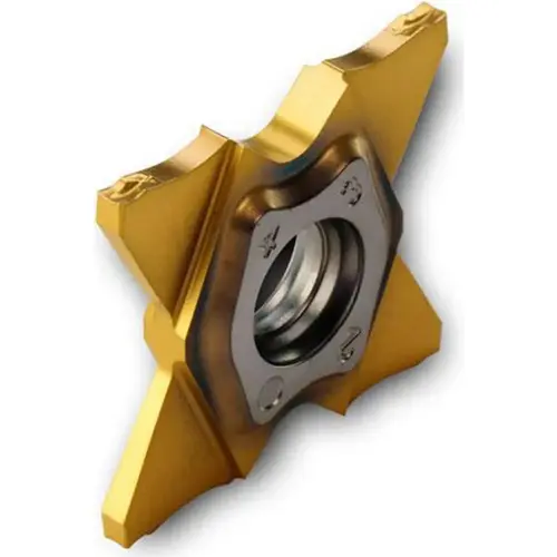 Ingersoll Cutting Tools 6402194 Grooving Insert: TQJ J TT9080, Solid Carbide TiAlN