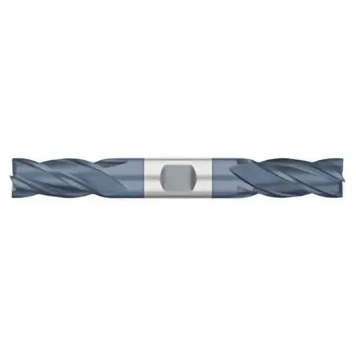 TITAN TE82406 Square End Mill: 0.1875" Dia, 0.5" LOC, 0.375" Shank Dia, 3.25" OAL, 4 Flutes, Cobalt