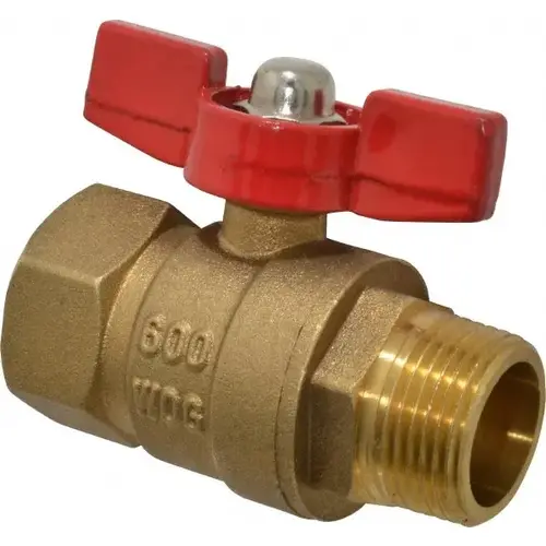 Midwest Control MMTH-75 Miniature Manual Ball Valve: 3/4" Pipe