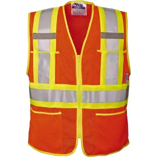 VIKING U6112O-L High Visibility Vest: Large