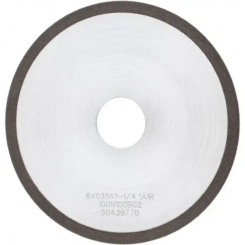 Tru-Maxx RESIN-68 Cutoff Wheel: Type 1A1R, 6" Dia, 0.035" Thick, 1-1/4" Hole, Cubic Boron Nitride