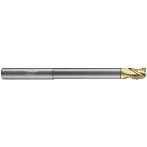 Helical Solutions 46371 Corner Radius End Mill: 1/2" Dia, 5/8" LOC, 0.0300" Radius, 3 Flute, Solid Carbide Zplus