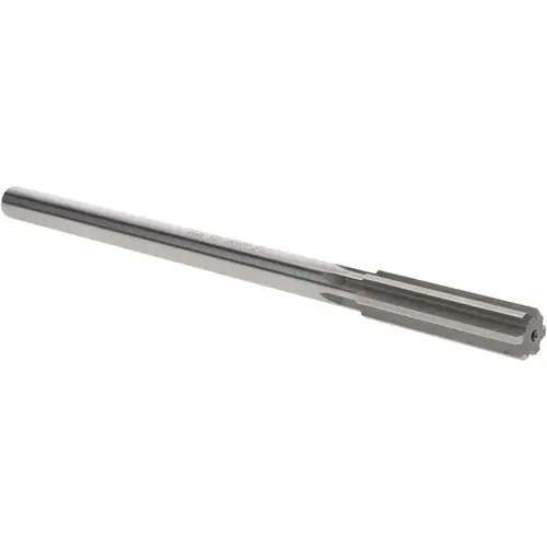 MSC 433-0.5250 Chucking Reamer: 0.525" Dia, 8" OAL, 2" Flute Length, Straight Flute, Straight Shank, High Speed Steel Bright/Uncoated