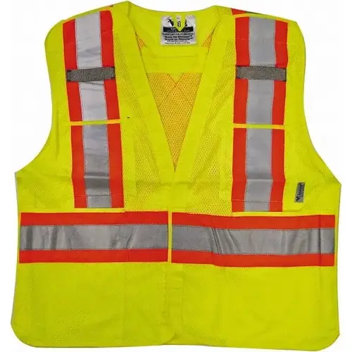 VIKING U6125G-L/XL High Visibility Vest: Large & X-Large