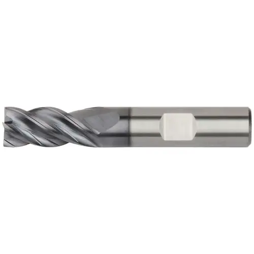 Kennametal 6676974 Square End Mill: 0.5000" Dia, 2" LOC, 0.5" Shank Dia, 4" OAL, 4 Flutes, Solid Carbide
