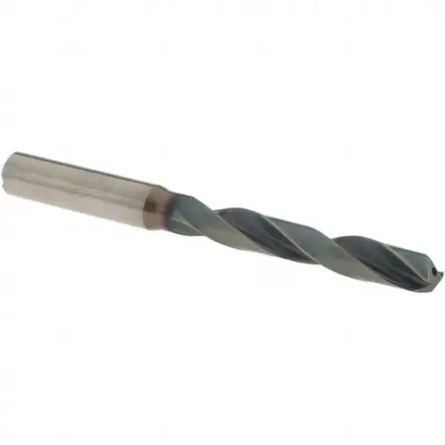 OSG HP255-3425 Jobber Length Drill Bit: 8.7 mm Dia, 140 degree, Solid Carbide